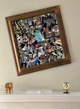 image of picture frame hanging on wall